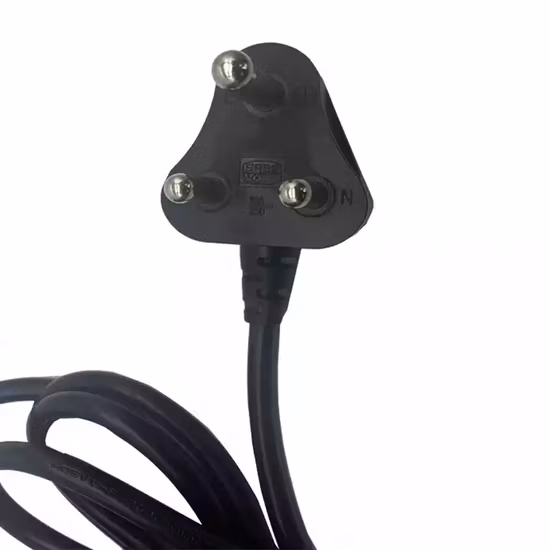 16A 250V SABS South Africa Power Cord/Indian Standard Power Cord