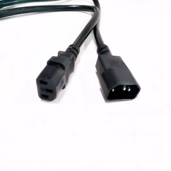 Au SAA Certificate Australia Electric Computer Laptop Male and Female IEC C13 Connector Lead Silicone AC Extension Power Cord